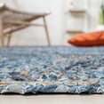 thumbnail image 4 of SAFAVIEH Cape Cod Bora Geometric Runner Rug, Blue/Natural, 2'3" x 8', 4 of 11