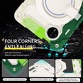 thumbnail image 2 of FJLBDE Case for Huawei MatePad Mini 8.8 Inch with 360 Kickstand, Shoulder Strap Carrying Protective Cover, Multicolor Green, 2 of 6