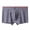 Black, variant on WIZUTIZ Mens Classic Plaid Underwear Boxers Breathable Comfy Cotton Boxer Briefs Lounge Sleep Shorts