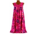 thumbnail image 1 of Robe Mode Grande Taille Femme Sans Manches en Dentelle Imprimée Robe Ample Décontractée d'Été, 1 of 4