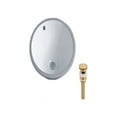 thumbnail image 1 of DROP Bath and Kitchen DR091211 Undermount Bathroom Sink Set, 1 of 5