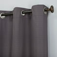 thumbnail image 3 of Sun Zero 2-pack Arlo Textured Thermal Insulated Grommet Curtain Panel Pair, Fig, 40" W x 95" L, 3 of 7