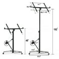 thumbnail image 2 of Luku Drywall Lift 16 ft,Drywall Rolling Lifter Panel,150LBS Heavy Duty Sheetrock Lift,Drywall Lifter Panel Hoist Jack with 360° Adjustable Telescopic Arm & 3 Lockable Wheels, 2 of 7