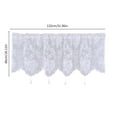 JingChun Triangle Valance Curtains for Living Room,Rod Pocket Farmhouse