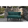 thumbnail image 2 of Becca Canal et Bouton Tufted Canapé Chasseur Vert, 2 of 10
