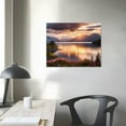 thumbnail image 3 of Nawypu Trienke Sunset Loch Linnhe Highland Scotland Photo Large XL Wall Art Canvas Print, 3 of 4