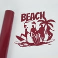 thumbnail image 3 of Make Market Burgundy Matte Heat Transfer Vinyl - 12" x 24" Rolls for Iron-On Apparel & Accessories, Compatible with Most Cutting Machines, Lead & Phthalate Free, 12 Pack, 3 of 5