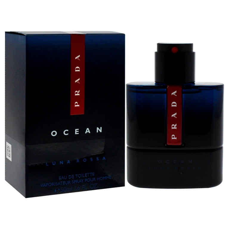Prada, Luna Rossa Ocean Eau de Toilette, 1.6 oz, Aquatic Fragrance