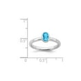 thumbnail image 4 of Blue Topaz Ring 2/5 Carat (Ctw) in Sterling Silver, 4 of 4