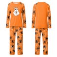 thumbnail image 4 of Halloween Family Matching Sleepwear Set Fun Pumpkin and Ghost Print Long Sleeve Top and Pants Holiday Apparel, 4 of 4