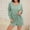 02 Green, variant on Weiqire Pajamas for Women Set, 2 Piece Soft Pjs Lounge Sets Cut-out Design High-Slit Loungewear Sleepwear
