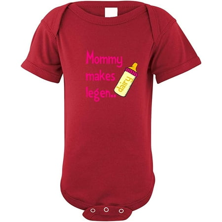 

Mommy Makes Legen Infant Toddler Baby Cotton Bodysuit One Piece Garnet 12 Months