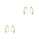 thumbnail image 4 of Guardurnaity 1 par de pendientes de gancho de compromiso estéticos, joyería de vacaciones, accesorios de regalo personalizados para novia e hija Type3 NO3, 4 of 6