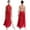Red, variant on Lyrical Dance Costumes for Women Contemporary Dancewear Halter Strappy Back Leotard Maxi Overlay Dress Black S