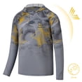 thumbnail image 6 of BASSDASH&nbsp;Youth&nbsp;UPF50+&nbsp;Performance T Shirt with Hood Long Sleeve Fishing Hiking Sun Shirt&nbsp;FS03Y, 6 of 9