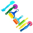 thumbnail image 2 of KAKOWELY 7 Pcs Jouet à Rouleau en Plastique Drôle DIY Outil de Rouleau d'Argile pour Enfants (Couleur Aléatoire), 7.48x"X1.57"X0.2 Pouces, 2 of 5