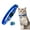 Blue, variant on Zjunqe 1 Pcs Breakaway Cat Collar with Moon Star Bell Pendant, Adjustable Soft Cotton Safety Collar for Kittens & Cats, Stylish Collar with Quick-Release Buckle - Comfortable & Secure for Daily Wear