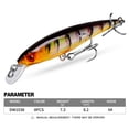thumbnail image 3 of Fishing Lures  with  Hooks，fish bait for Freshwater  or Saltwater Tackle ,bionic fishing lure for  Bass Catfish Pike Perch, 3 of 8