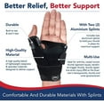 thumbnail image 5 of Dr. Arthritis Doctor Developed /Wrist Wrap/Carpal Tunnel/Wrist Support/Wrist Splint/Hand Brace -F.D.A. Medical Device & Doctor Handbook- Night Support for Women Men-Right & Left Hands, 5 of 8