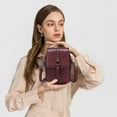 thumbnail image 7 of Kwuty Vintage Crossbody Phone Bag for Women, Small PU Leather Shoulder Purse and Handbag with Tassel&Rivet Decoration, 7 of 7