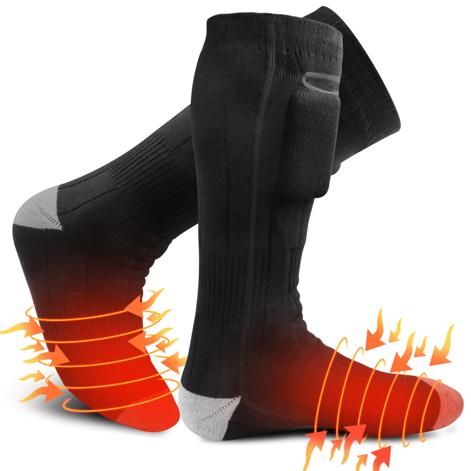 Electric Heated Socksn Battery Socks Rechargeable Socks Warmer Thermal Winter d* 