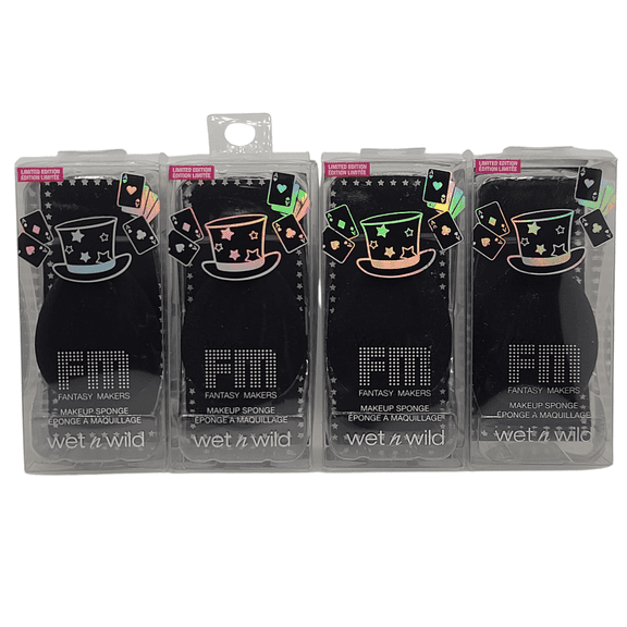 4 Pack Wet N Wild Fantasy Makers Makeup Sponge - Black