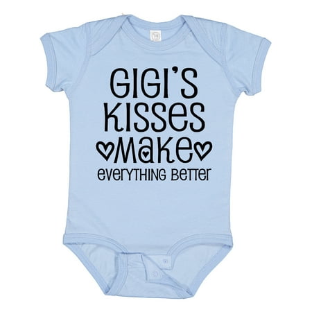 

Inktastic Gigi Kisses Make Everything Better Gift Baby Boy or Baby Girl Bodysuit