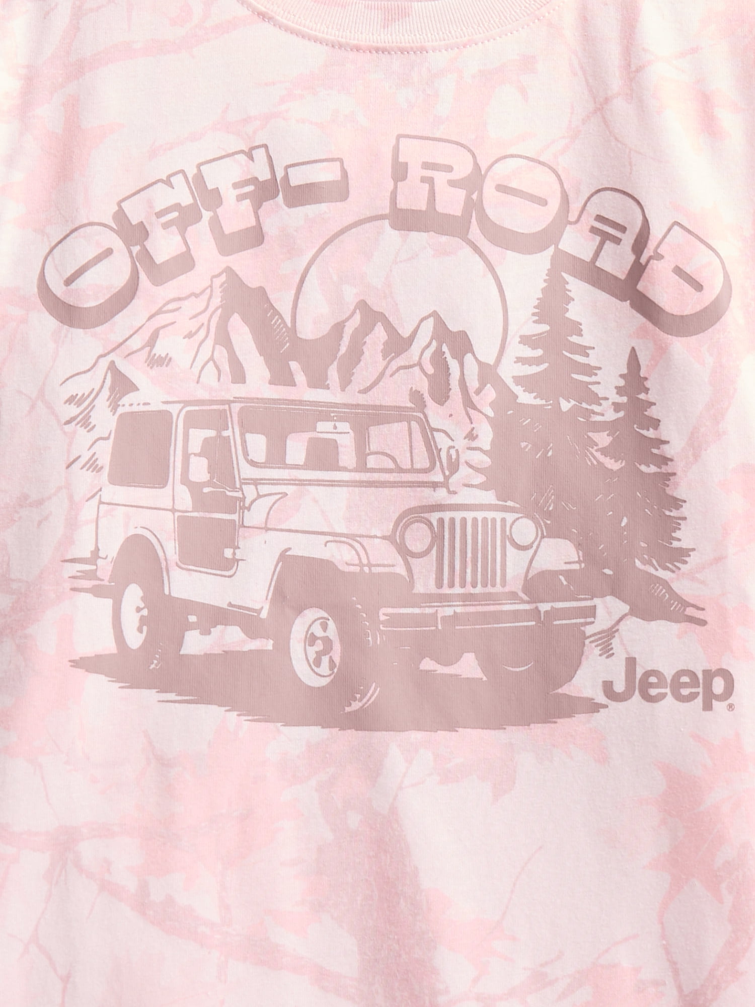 Jeep Girls' Graphic Tee with Short Sleeves, Sizes 4-16