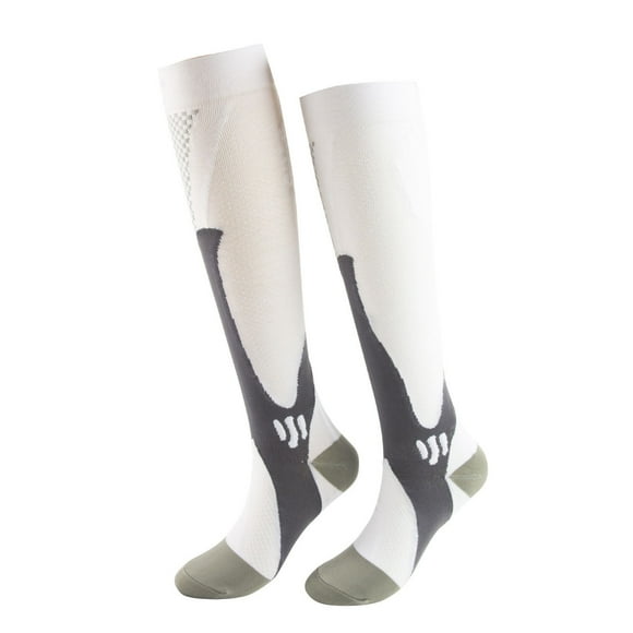 Xihbxyly Medias de Compresión, Mangas de Soporte Alto para Piernas, Calcetines para Aliviar El Dolor de Pies Hinchados, Medias para Mejorar La Circulación y La Recuperación Muscular, para Uso Diario,