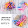 thumbnail image 2 of FRCOLOR skipping rope 10pcs Kids Jump Ropes Skipping Ropes Jumping Exercise Equipment for Kindergarten,92.52"X3.82"X0.71", 2 of 4