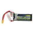 thumbnail image 4 of Batería de polímero de litio de alta potencia 3S, 11,1 V, 600 mAh, con conector XT30 para aviones y drones RC, clasificación 75 C, 4 of 8