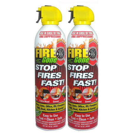 Fire Gone Aerosol, 2pk (Best Aerosol Fire Extinguisher)