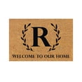 thumbnail image 1 of VogueV A-Z Alphabet Doormat - Personalized Entry Rug for Graduation R, 1 of 4