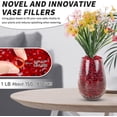 thumbnail image 2 of Perles de Verre Plates Rouges 1 LB, 150 Pcs Petits Marbrex en Verre, Mini Galets Plats Ronds pour Remplissage de Vase et Floral, Pierres Décoratives pour Aquarium et Maison, 2 of 6