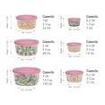 thumbnail image 2 of Milton BPA-Free Plastic Mixing Bowl Set Meal Prep & Food Storage Containers with Lids, Set of 6 Blue, 2 of 8