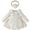 B# White, variant on ENFLASH Baby Girl Spring Fall Clothes Cute Newborn Girls Dress Long Sleeve One Piece Romper with Tulle Skirt+ Headband 2pcs Set 0-18 Months