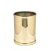 thumbnail image 3 of Kraftware 76048 Mylar Polished Brass 10 Inch Round Waste Basket, 3 of 3