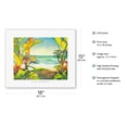 thumbnail image 2 of Time to Chill - Tropical Beach Paradise - Hawaii - Hawaiian Islands - From an Original Watercolor Painting by Robin Wethe Altman - Fine Art Rolled Canvas Print 11in x 14in, 2 of 4