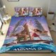 thumbnail image 1 of Moana 2 Conjunto de sábanas temático, trío de piezas, cómodo y amigable con la piel, diseño único, regalo de decoración para el hogar para familiares, amigos y fans,135cm *200cm, 1 of 6