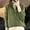 Green, variant on Qulqfy Women Fall Sweaters Half Zip Beige Pullover Knitted Fall Sweaters Fashion Tops for Women L
