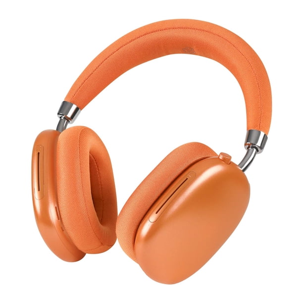 Audífonos Inalámbricos On Ear STF Cherry Bluetooth 5.4 con Micrófono, 19 Hrs de Batería, 40mm, USB-C, color naranja