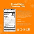 thumbnail image 2 of Organic Plant Based Protein Bars |Peanut Butter Chocolate Chip | 1.98 Oz (Pack of 12) | Vegan, Low Sugar, Gluten Free, Paleo, Low Carb, Non-GMO, Stevia Free, Soy Free, No Sugar Alcohols, 2 of 5