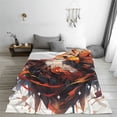 thumbnail image 5 of Cauagu Colorful Abstract Eagle Pattern Flannel Bed Blankets,Fleece Blanket Comfortable Air Conditioning Blanket for Sofa Bed Travel Couch & Living Room -60"x50", 5 of 8
