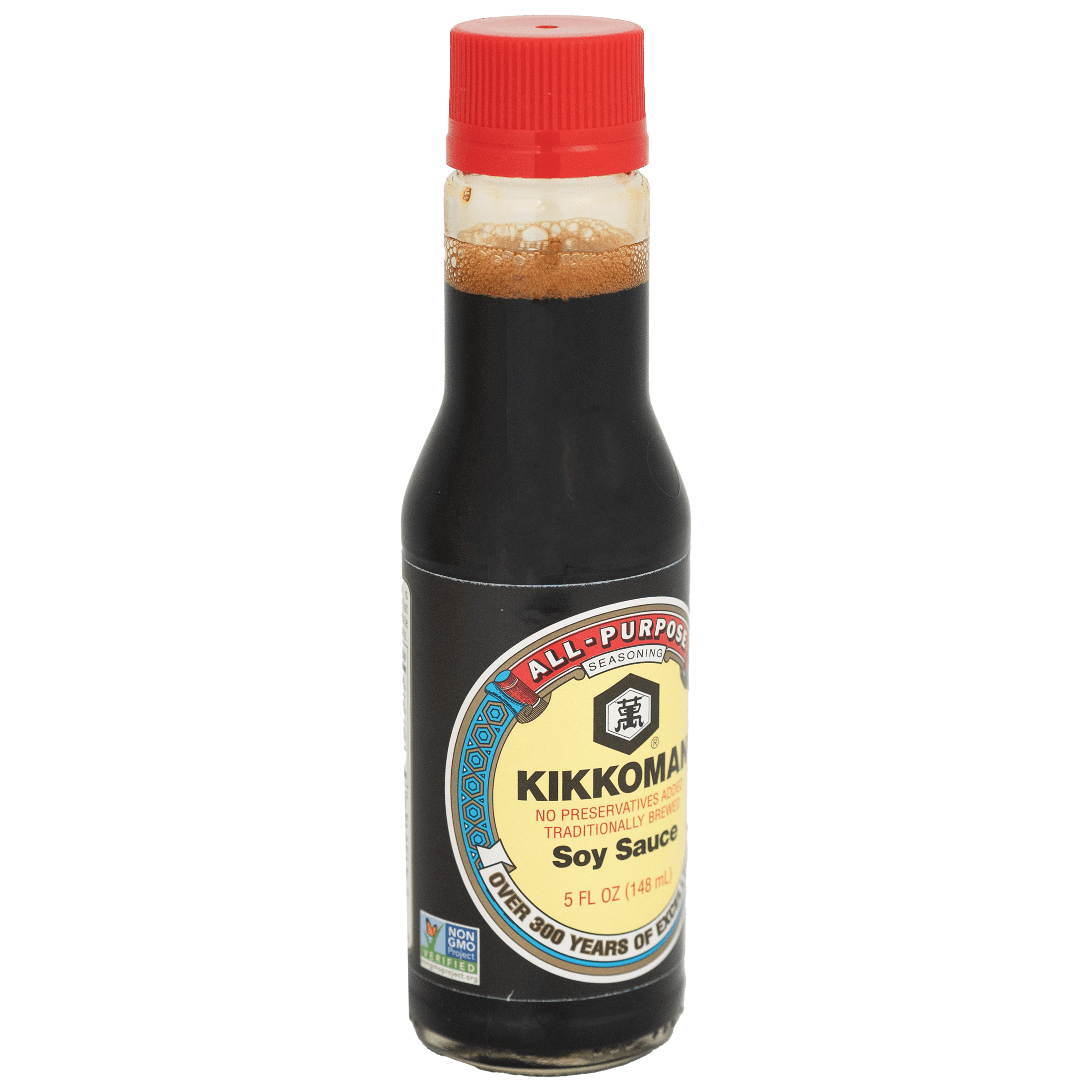 (2 pack) Kikkoman Soy Sauce, 5fl oz, Shelf Stable, Glass Bottle