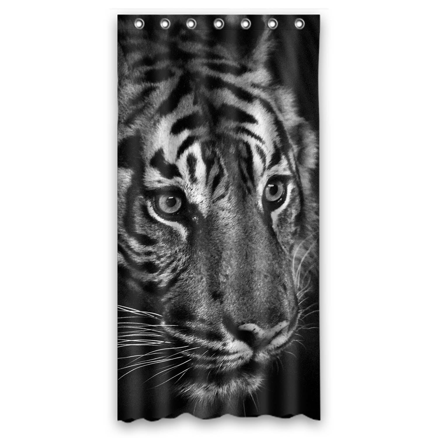YKCG Bengal Tiger Wildlife Animal Shower Curtain Waterproof Fabric