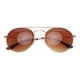thumbnail image 2 of Gafas de sol marrones Gafas de tela Moda Mental Gafas de sol con montura redonda para deportes al aire libre, 2 of 8