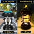 thumbnail image 3 of Bxaolu Solar Lantern Outdoor Table Lamp: Body Sensor&nbsp;Lantern Light, Portable Hanging LED Lights - Waterproof Decorative Lights for Patio Camping [B-1Pack], 3 of 9