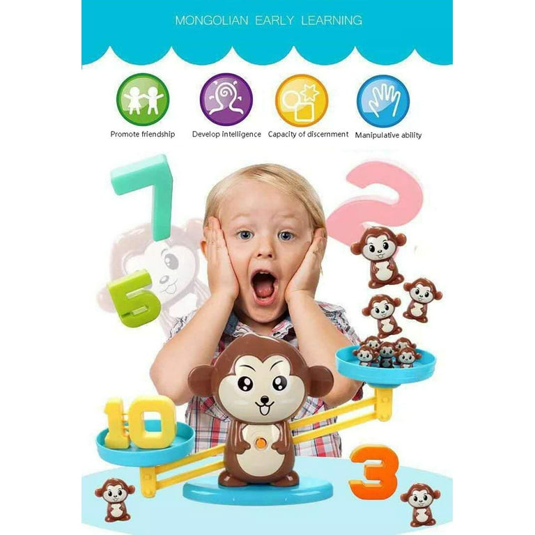  Zanktony 140 Pcs Prop Number Learning Education Toys for 3+ Year  Old Boys and Girls - Birthday Gifts, Money Toys for Kids Aged 3+ Develops  Early Math Skills, Preschool Math Games 