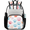 Multicolor 1, variant on Cute Koalas Clear Backpack for Stadium Events, Rainbows Transparent Plastic Bag for Games, Security Checks, Festivals, Concerts