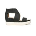 thumbnail image 2 of Dr. Scholl's Womens Sheena Faux Leather Ankle Strap Flatform Sandals, 2 of 4